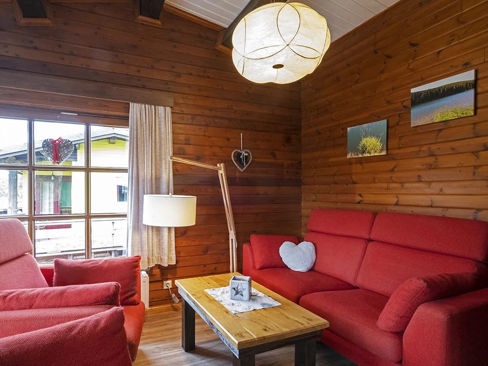 Naturcamping-Harz-am-See-Ferienhaus-Wohnzimmer-Fenster